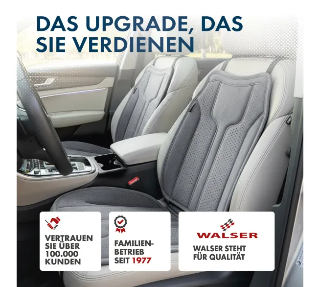 WALSER Sitzkissen Nubo für zusätzlichen Sitzkomfort im Fahrzeug