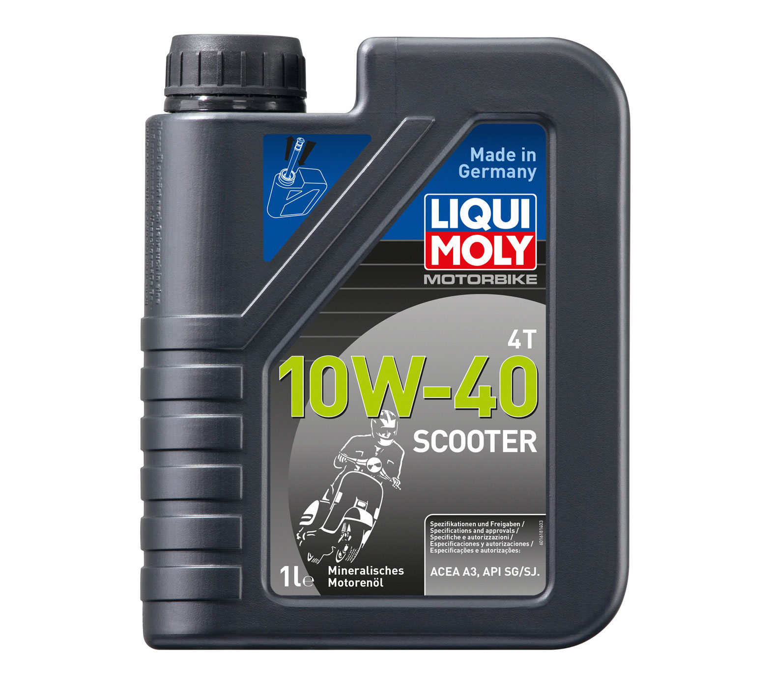 LIQUI MOLY Motorbike 4T Scooter 10W-40 1 L