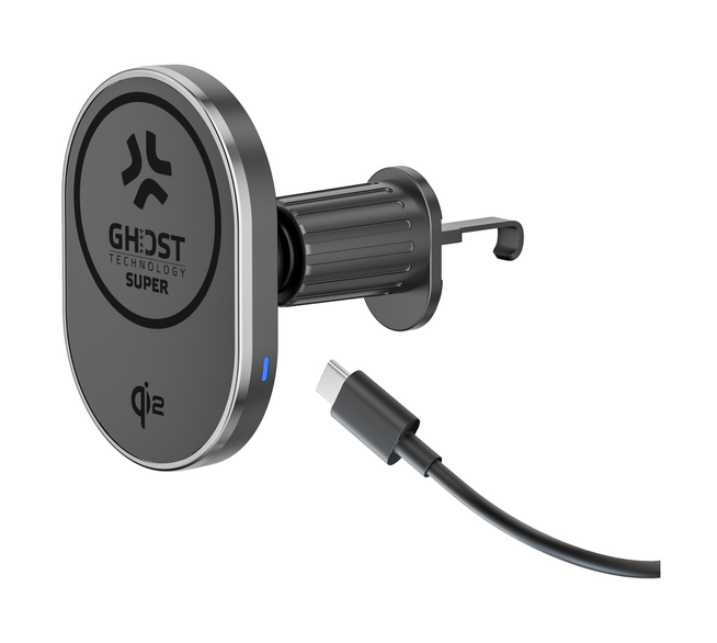 Celly GHOSTSUPMAGQI2 magnetische Qi2-Ladehalterung, 15 W