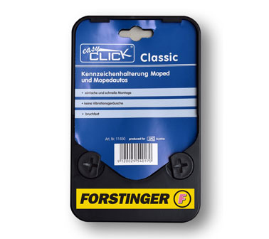 CPC EASY CLICK Kennzeichenhalterung Moped Forstinger