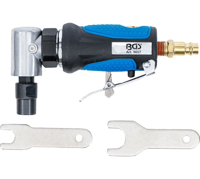 BGS TECHNIC Stabschleifer extra kurz 90° abgewinkelt