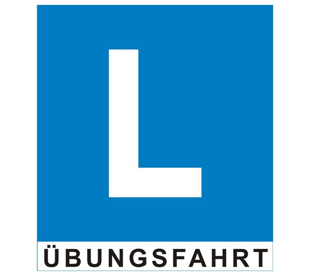 CPC L Übungsfahrt Folie 2 Stk. selbsthaftend