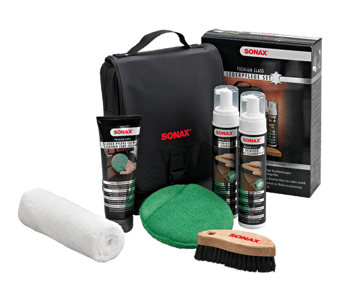 SONAX PremiumClass LederPflegeSet 8-tlg.
