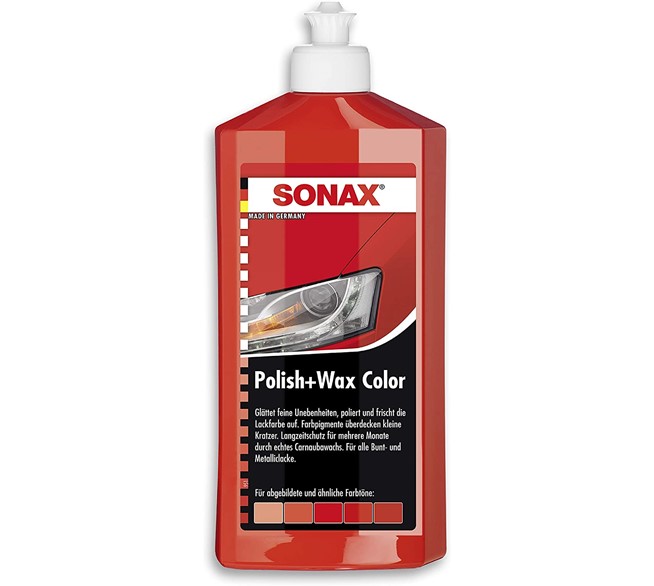 SONAX Polish & Wax Color NANO PRO rot 500 ml