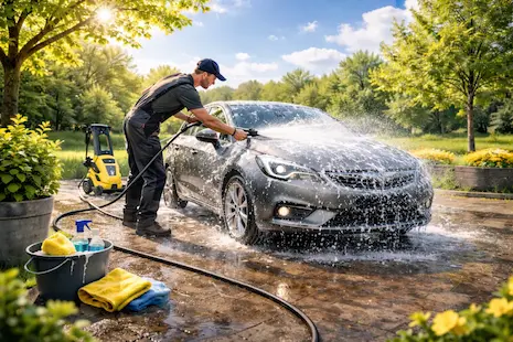 Symbolbild Autoreinigung
