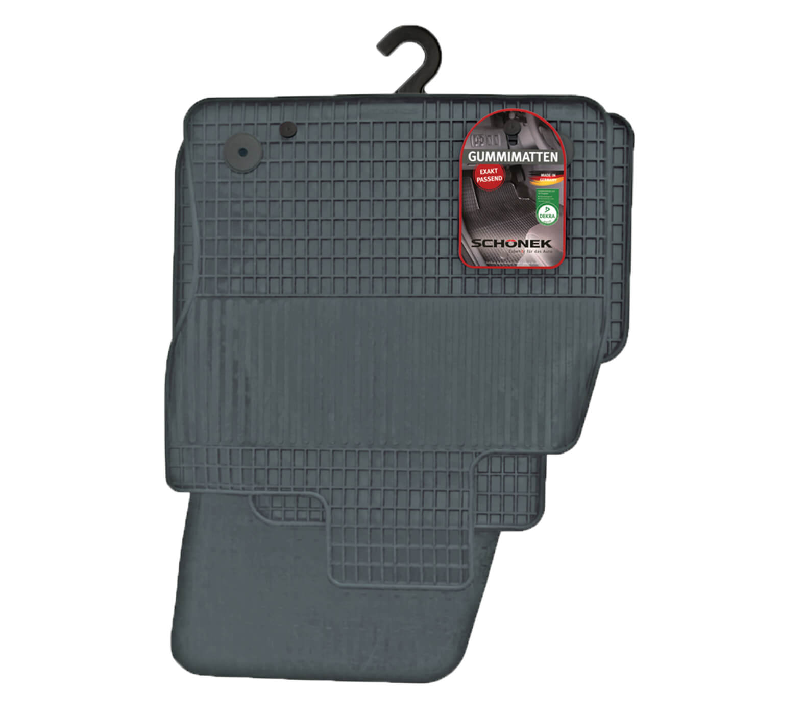 SCHOENEK Passform Fußmatten Set Gummi 4-tlg. für VW Golf Sportsvan