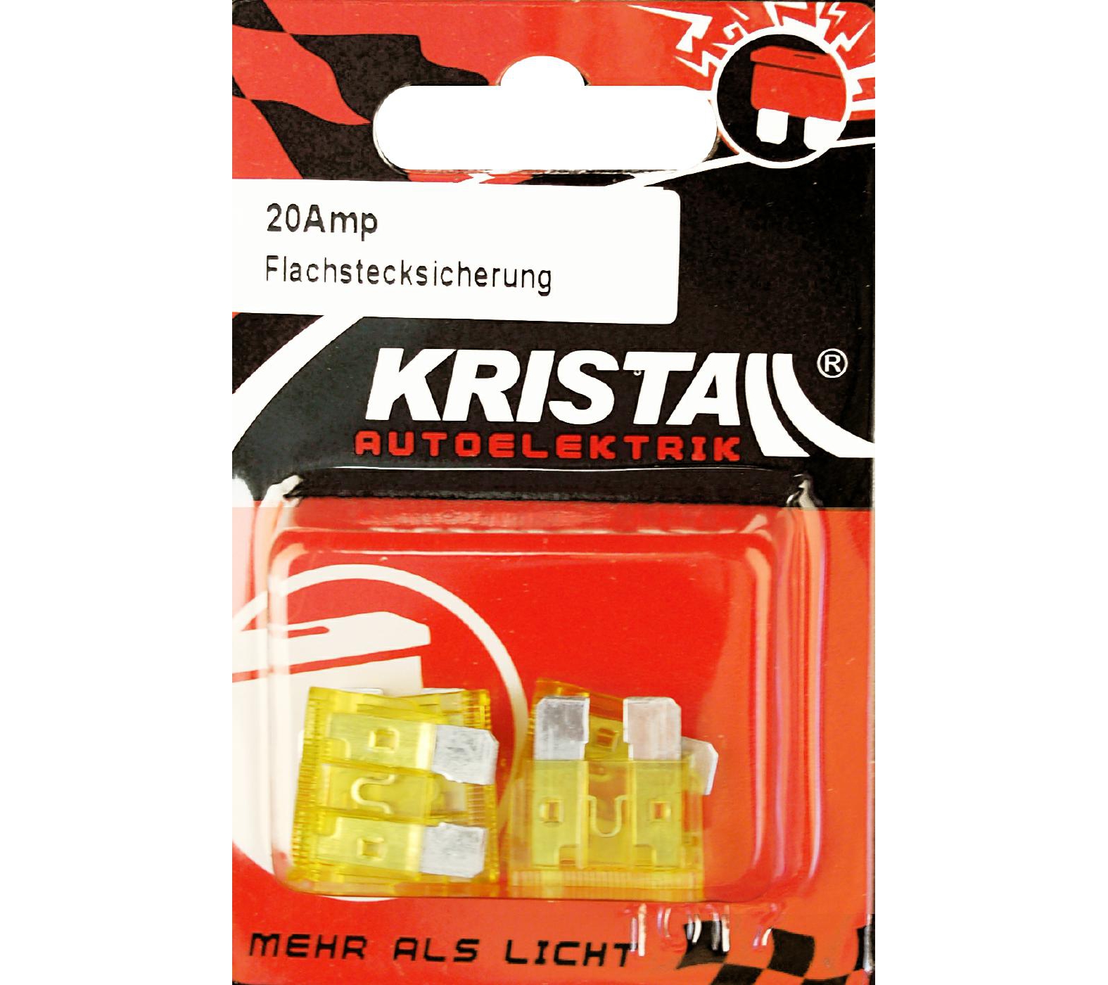 kristall-flachstecksicherung-din-20-amp-10032589 KRISTALL Flachstecksicherung  DIN 20 Amp