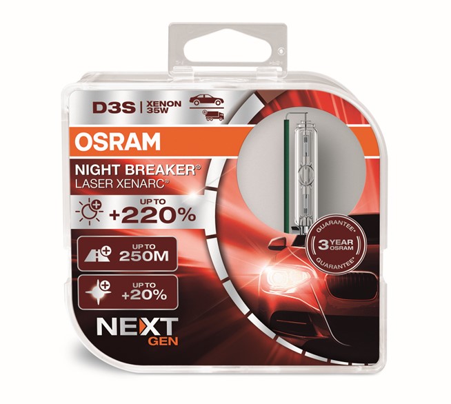 OSRAM Xenarc Night Breaker Laser D3S Duobox