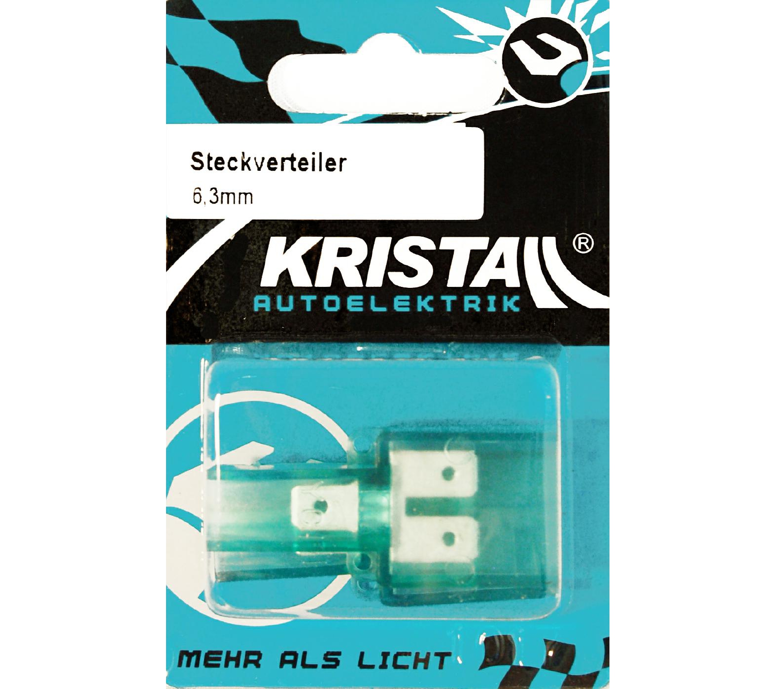 KRISTALL Elast.Steckverteiler 6,3 mm