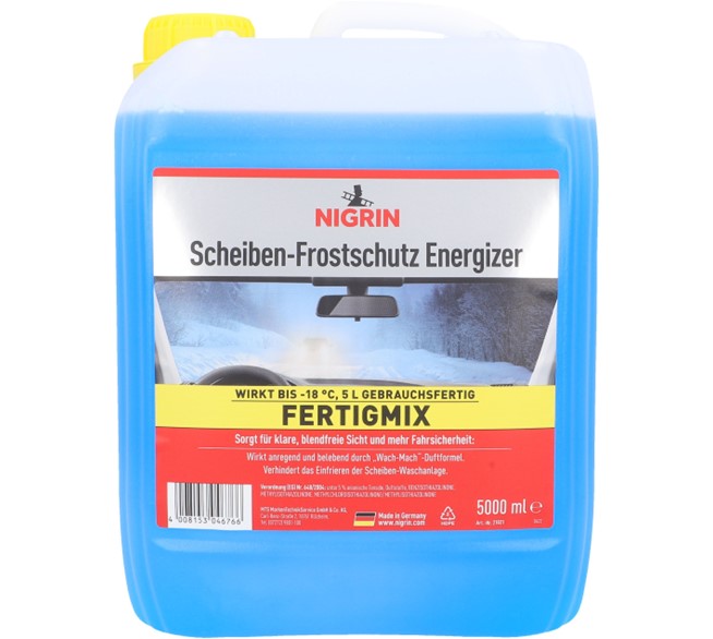 NIGRIN Scheibenfrostschutz Energizer, -18°C, 5L