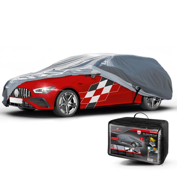 WALSER Abdeckplane Auto All Weather Plus, Vollgarage Größe 5 Kombi