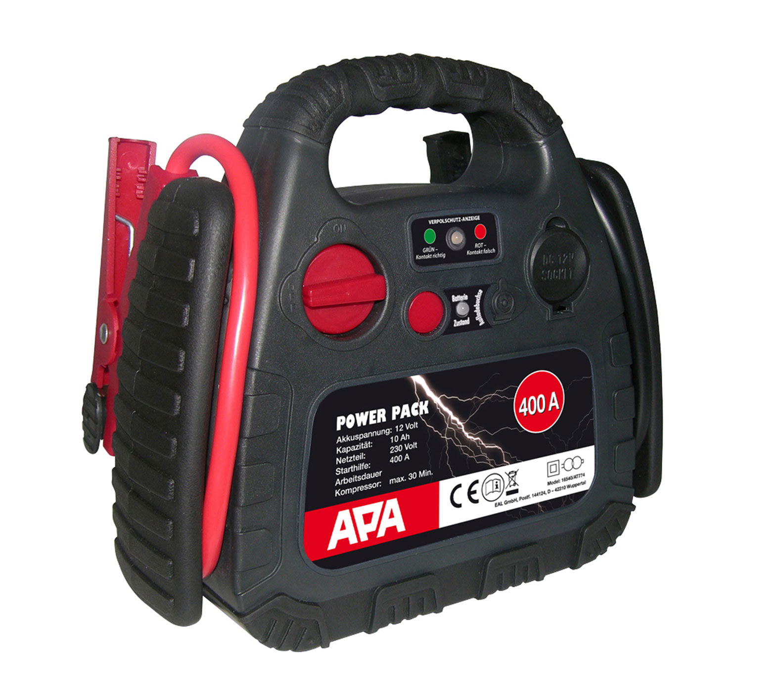apa-powerpack-mit-kompressor-bis-500a-starthilfe-21203954 APA Powerpack mit Kompressor bis 500A Starthilfe, 18 bar