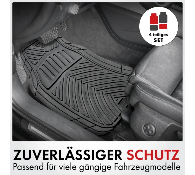 CARCOMFORT Gummimatte Herkules als strapazierfähige Automatte für den Innenraum
