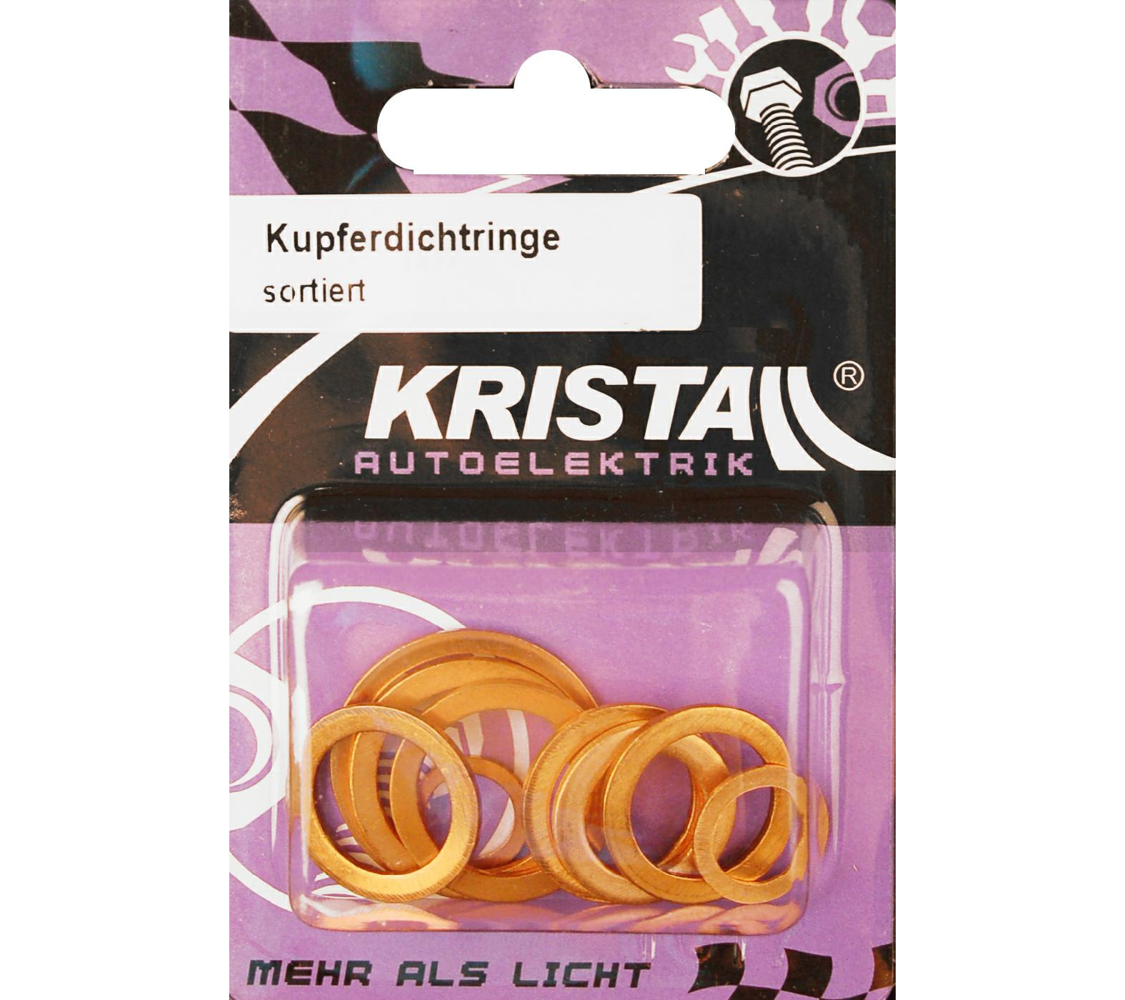 KRISTALL Kupferdichtring-Sortiment