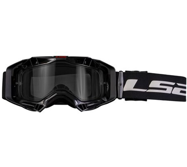 LS2 AURA ENDURO Google  schwarz