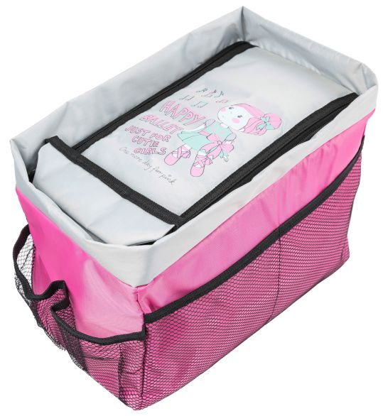 WALSER Rückbank-Organizer Ballet Doll, Auto-Organizer-Box rosa