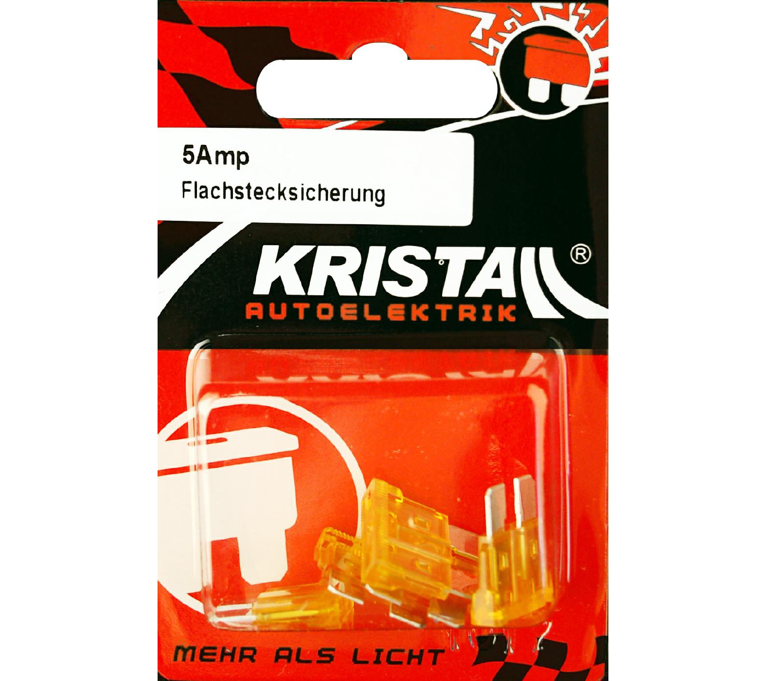 kristall-flachstecksicherung-din-5-amp-10032053 KRISTALL Flachstecksicherung  DIN 5 Amp