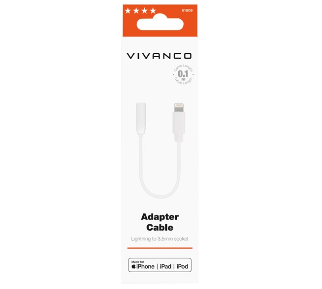 VIVANCO Adapter Audiokabel iPhone