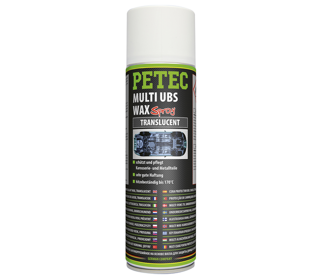 PETEC Multi UBS-Wax translucent Spray 500 ml