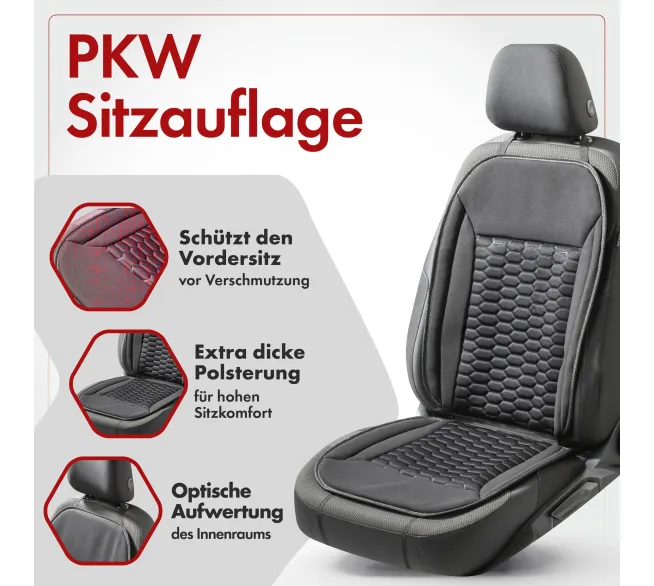 WALSER Sitzaufleger Valtteri als bequemer Schonbezug für den Autositz