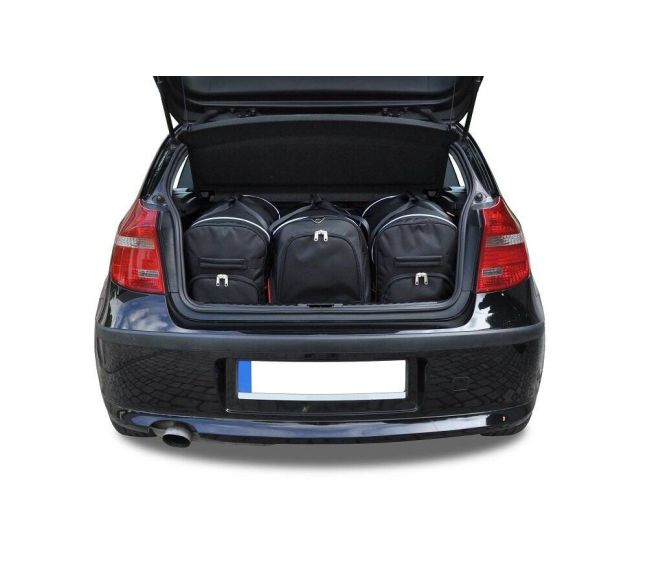 KJUST BMW 1 HATCHBACK 2004-2011 Kofferraumtaschen Set 3 Stk.