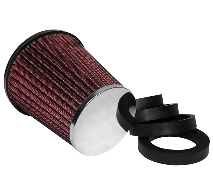 EUFAB Sportluftfilter MC KITA Universal inklusive 6 Adapter