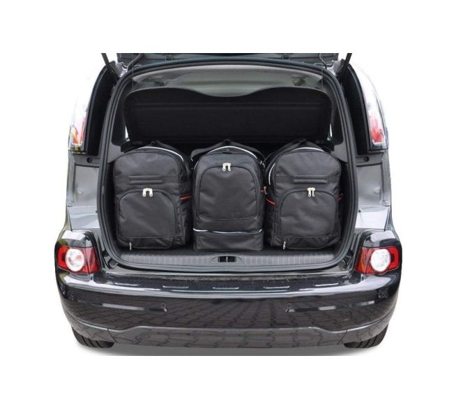 KJUST CITROEN C3 PICASSO 2008-2017 Kofferraumtaschen Set 3 Stk.