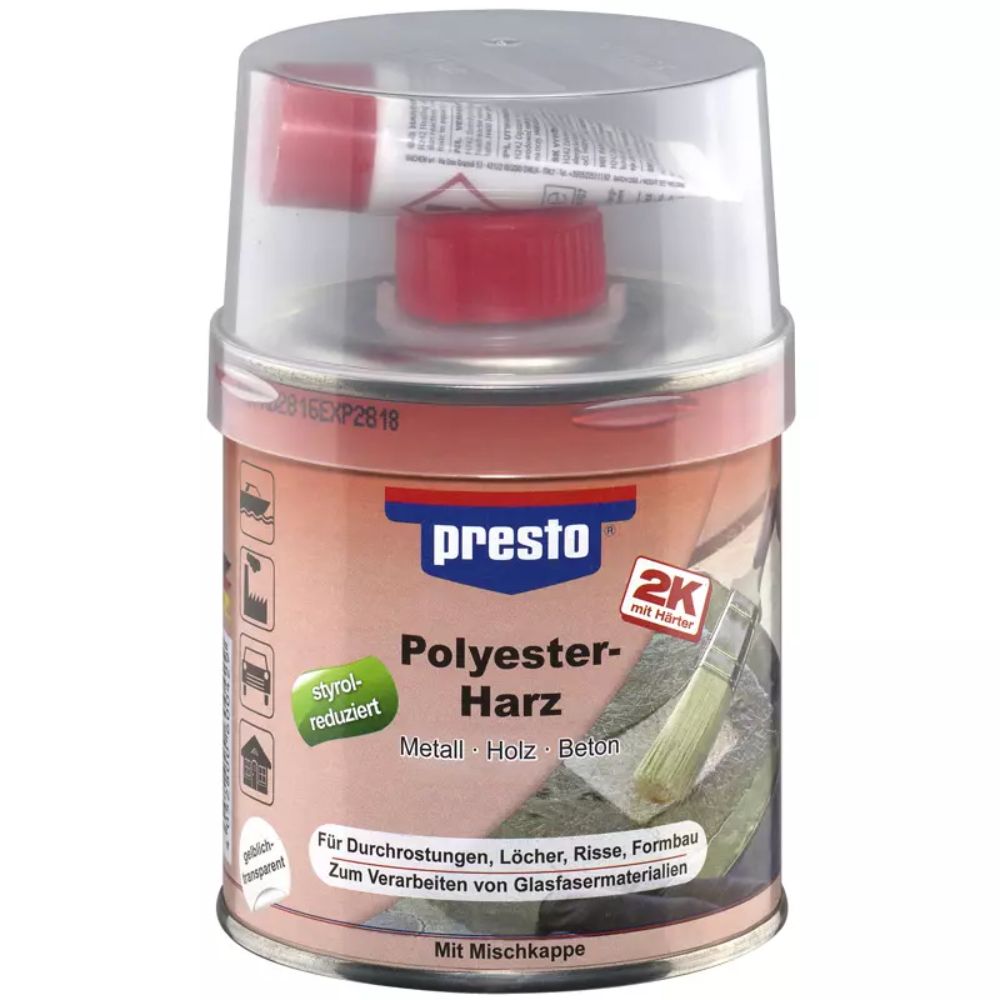 presto-polyesterharz-1000g-inkl-haerter-styrolreduziert-10804629 PRESTO Polyesterharz und Reparaturbox 1000g inkl. Härter - styrolreduziert