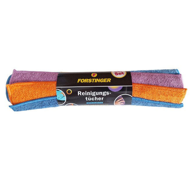 FORSTINGER Reinigungstücher Mikrofaser 40x35 cm 3 Stück 